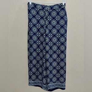 MAX STUDIO WIDE LENGHT BLUE COLOR LIGHTWEIGHT CAPRI SIZE 3X NWT
